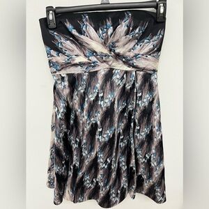 Vintage Tibi Mini Dress Size 6 Bustier Cocktail Corset 100% Silk Y2K 90s